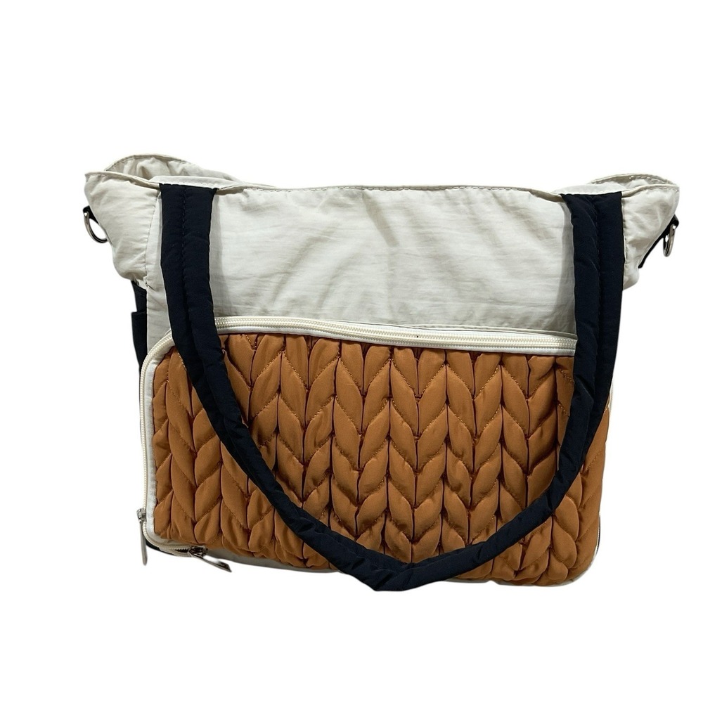 Puffer Lg Tote Handbag A New Day by Target - Blk ‎ - 16"  Spacious Travel Bag